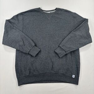 Vintage Russel Athletic XL Grey Blank Crewneck Sweatshirt